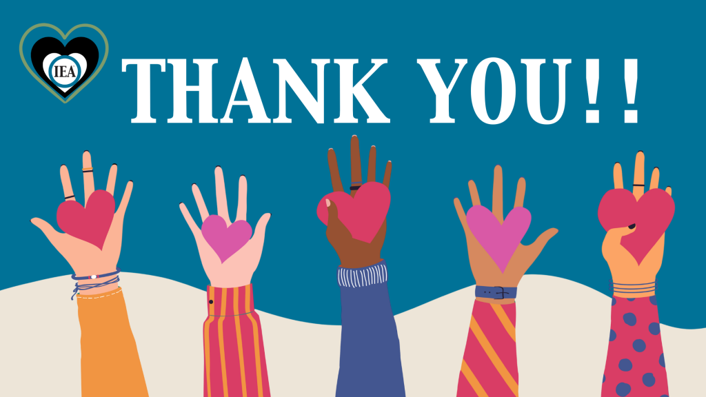 thank you for making the second annual iea founders day give a success